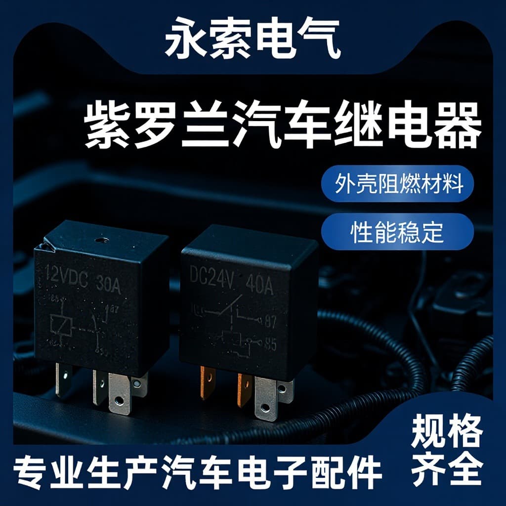Expert Choice Oil Pump 4-Pin/5-Pin Car Relay Electric Vehicle 20A/30A/40A DC Electronic Components
