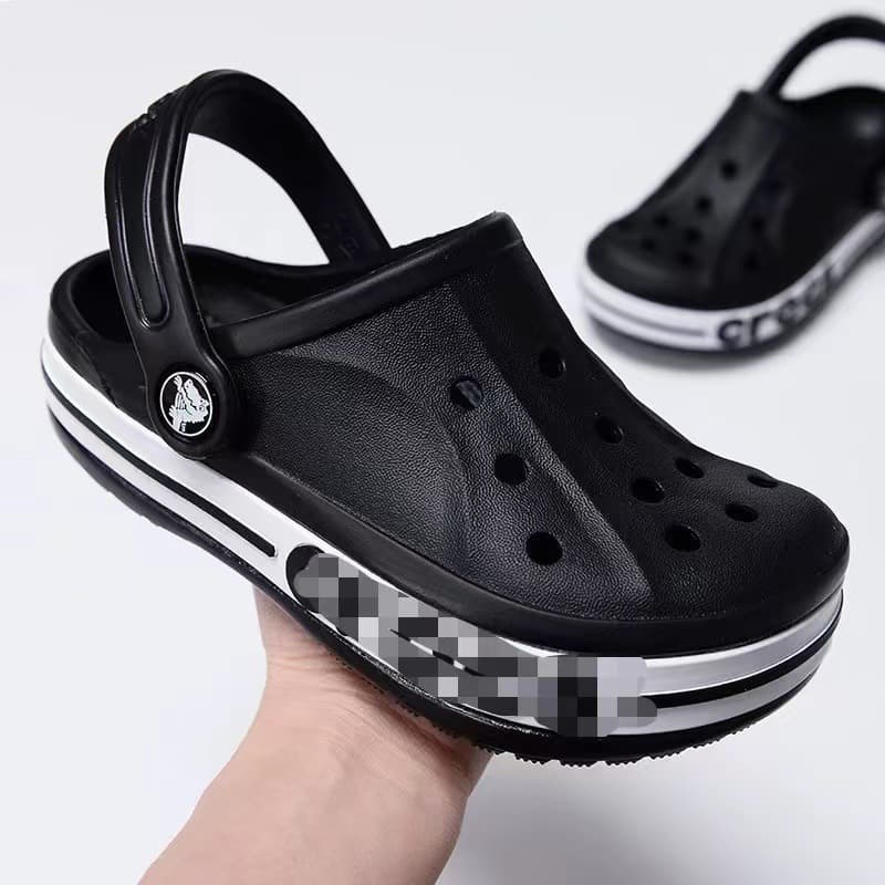 2025 Classic EVA Croc Sandals for Women Summer Outdoor Two-Way Slip-On Shoes Anti-Slip Lightweight Durable Couple Beach Shoes