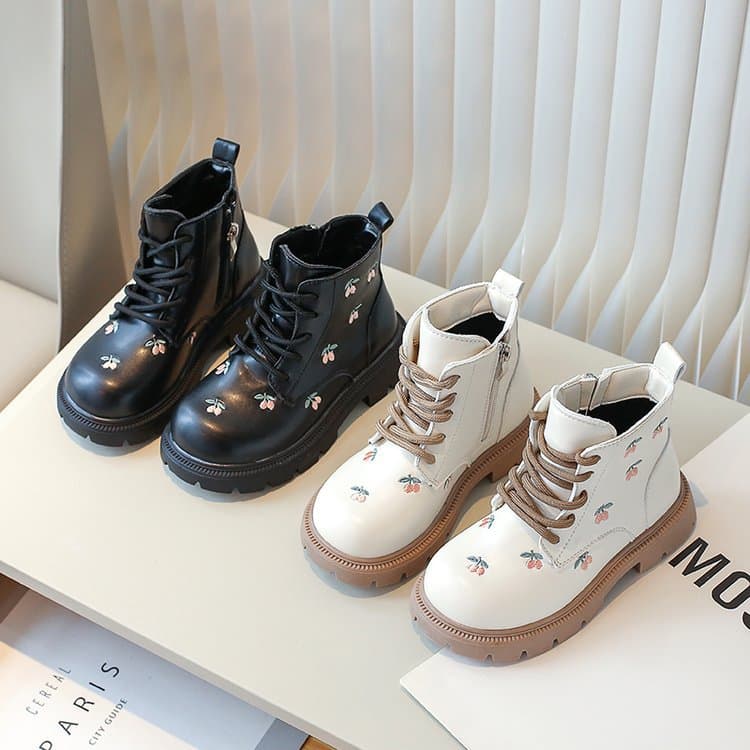 Children's Martin Boots 2023 Autumn New Little Girl Single Boots Girl Princess Boots Korean Style Baby Girl Short Boots