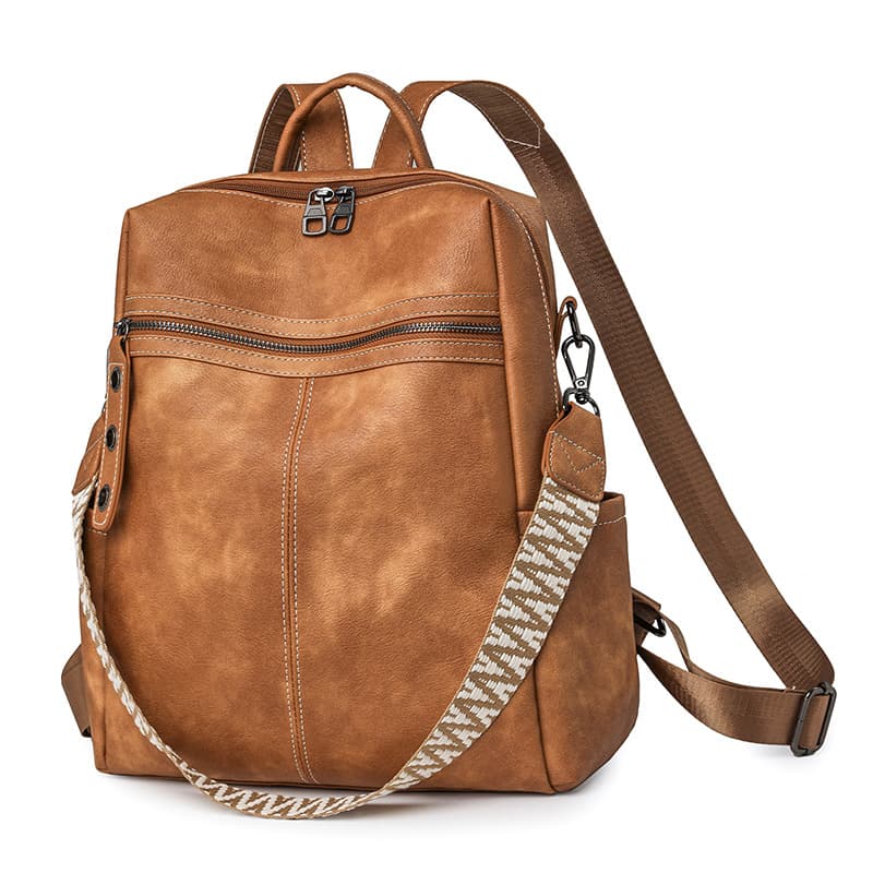 Korean Style Backpack for Women 2025 New Ins Popular Simple Fashion Large Capacity All-Match Ladies Backpack Wholesale