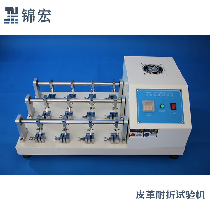 Jinhong Leather Flex Resistance Tester 999999 Count 22.5 Degree Angle Leather Flexural Endurance Testing Instrument