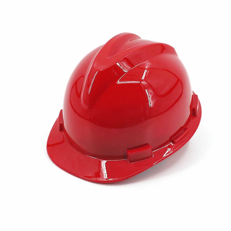Customizable V-type safety helmet for mining and construction, ABS protective work helmet, labor protection safety helmet.