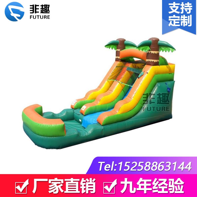 Inflatable Slide with Pool Factory Water Slide Commercial Inflatable Bounce Backyard Jumping Castle for Kids