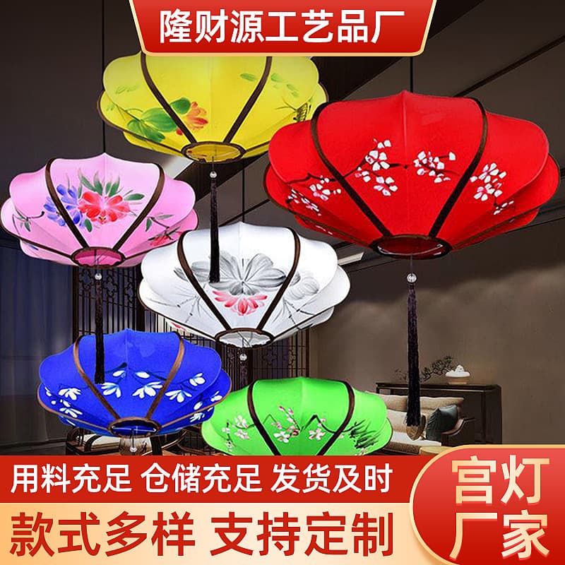 Hand-painted lanterns, scenic restaurant street lighting, interior decoration, suitable for hot pot restaurants, corridor decorative lamps