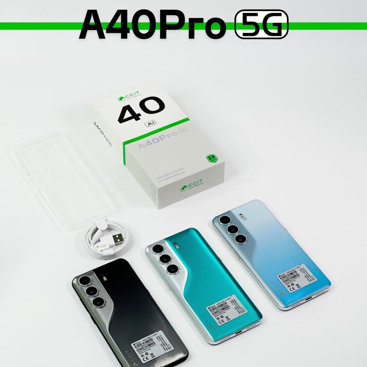 CCIT-A40Pro Shenzhen manufacturer 6+128GB wholesale android15 cross-border 5G full Netcom 6.6 inch spot