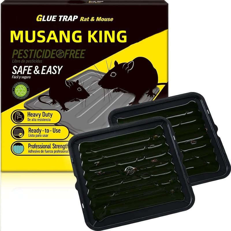 Saudi Plastic Mouse Glue Board Super Strong for Large Rats, Sticky Trap for Home Use, Thickened and Enlarged Rat Catcher