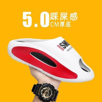 Summer Airplane Slippers for Men, Large Size Slippers, Beach Slippers, Thick-Soled Trendy Men's Sandals and Slippers Wholesale