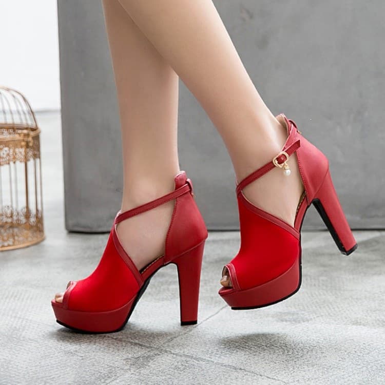 2019 Spring High Heel Boots, Royal Blue Red Black Adult Default Item European American In Stock Breathable Mesh Men