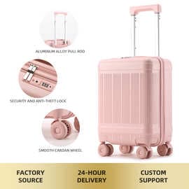 Spring Airlines 16-inch 302040 boarding suitcase girls small suitcase detachable wheel boarding case with password lock