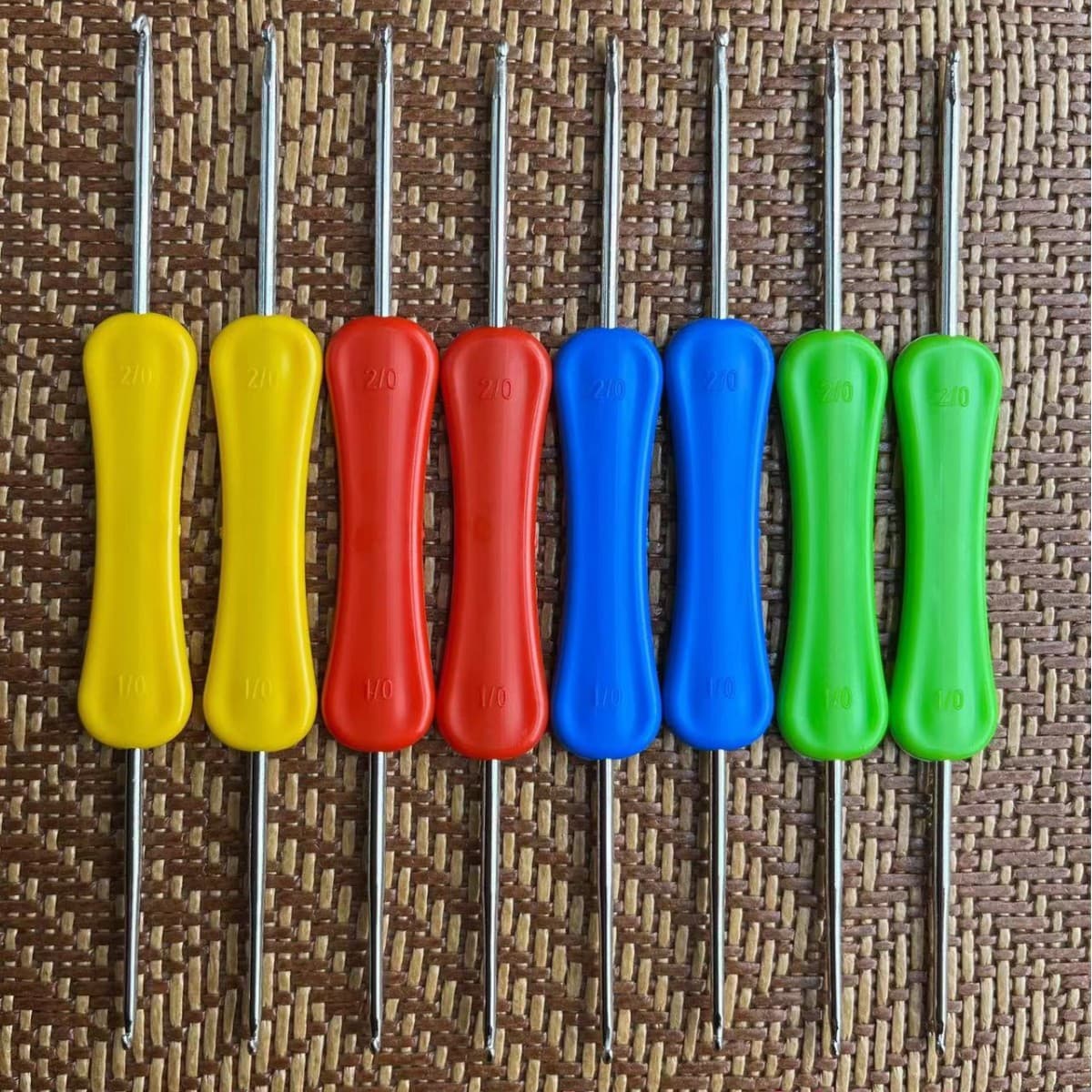 Double-Ended Crochet Hook High-Quality Plastic Handle Knitting Needle DIY Sweater Crochet Hook Factory Direct