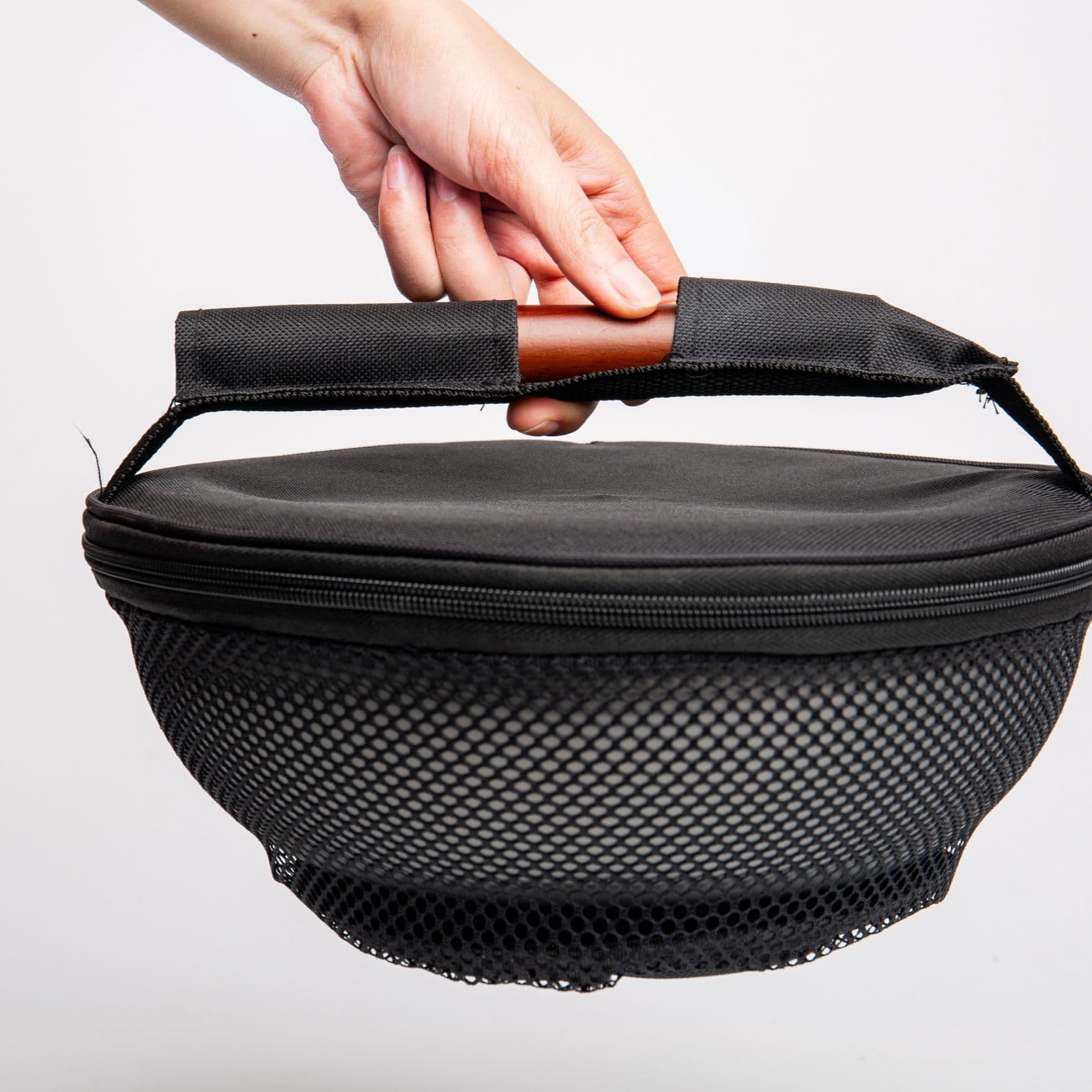 Outdoor Non-Stick Frying Pan without Coating, Portable Mini Wok for Camping and Picnics with Detachable Handle