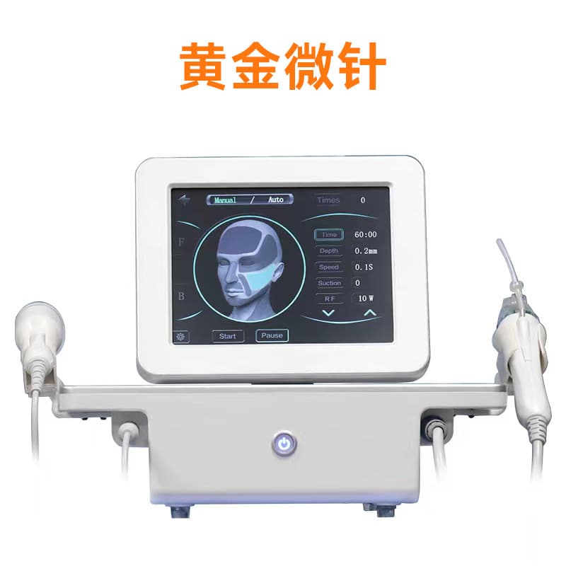Cross-Border Commercial Beauty Device: Golden Radio Frequency Micro-Needle for Improvement Import, Acne Scar and Pit Repair Micro-Needle Wholesale