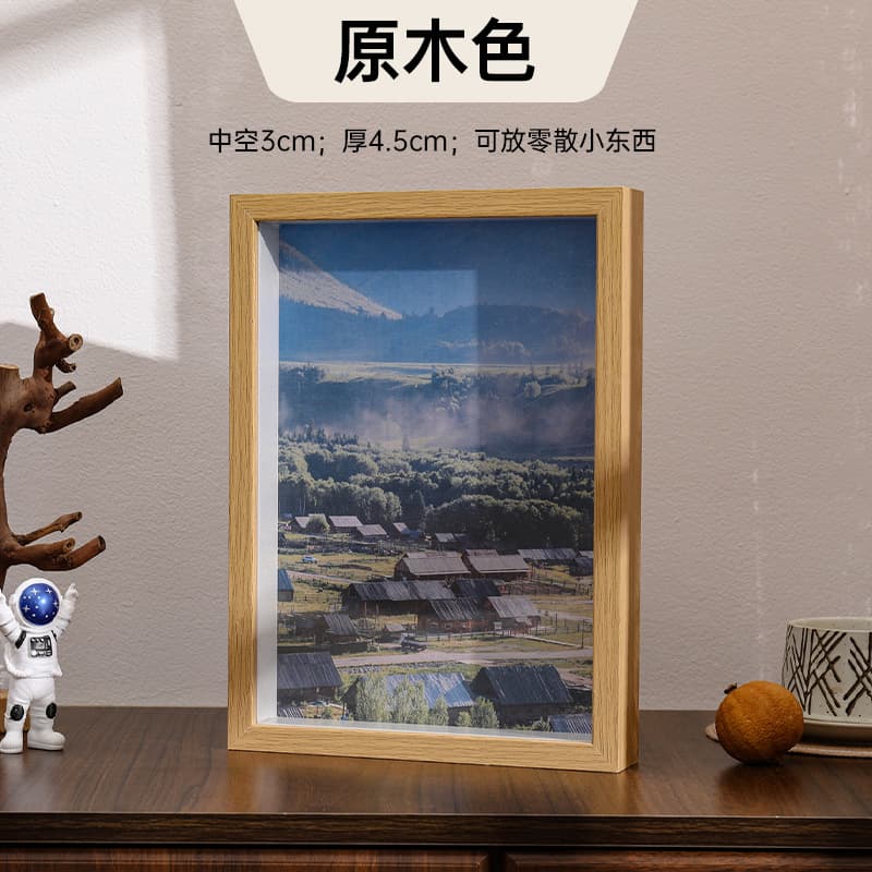 7.3cm Hollow 3D Photo Frame for Dried Flower Decoration and Storage, Valentine's Day DIY Gift Picture Frame Tabletop Display, Stock Wholesale