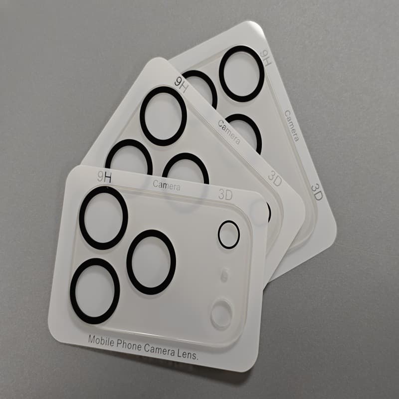 Compatible with Apple iPhone 17 Pro camera lens protector, high-aluminum double-strength silk screen version
