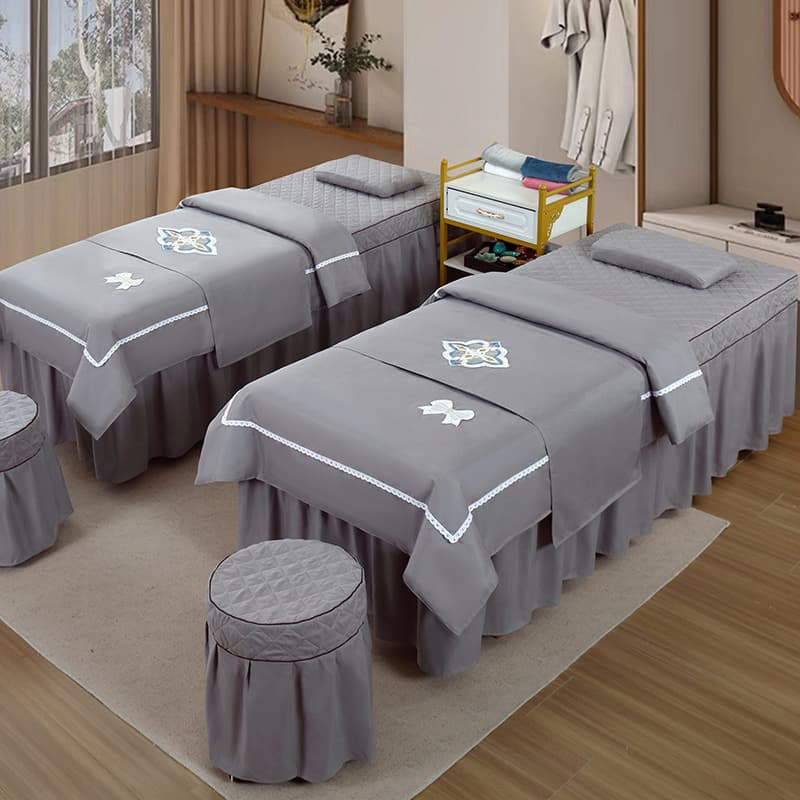 New Trendy Beauty Bed Cover Set, Massage Therapy Shampoo Bed Cover, Bed Sheet, Duvet Cover