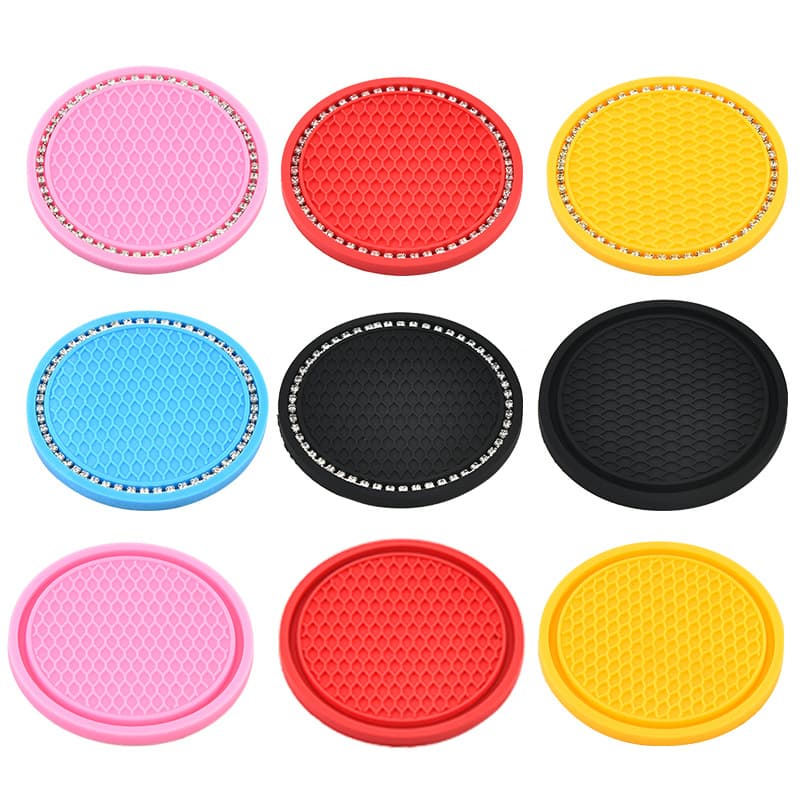 Car Cup Mat Interior Modification, Vehicle Storage Pad, In-Car Cup Holder, Door Slot Mat, Decorative Accessories, Automotive Anti-Slip Mat