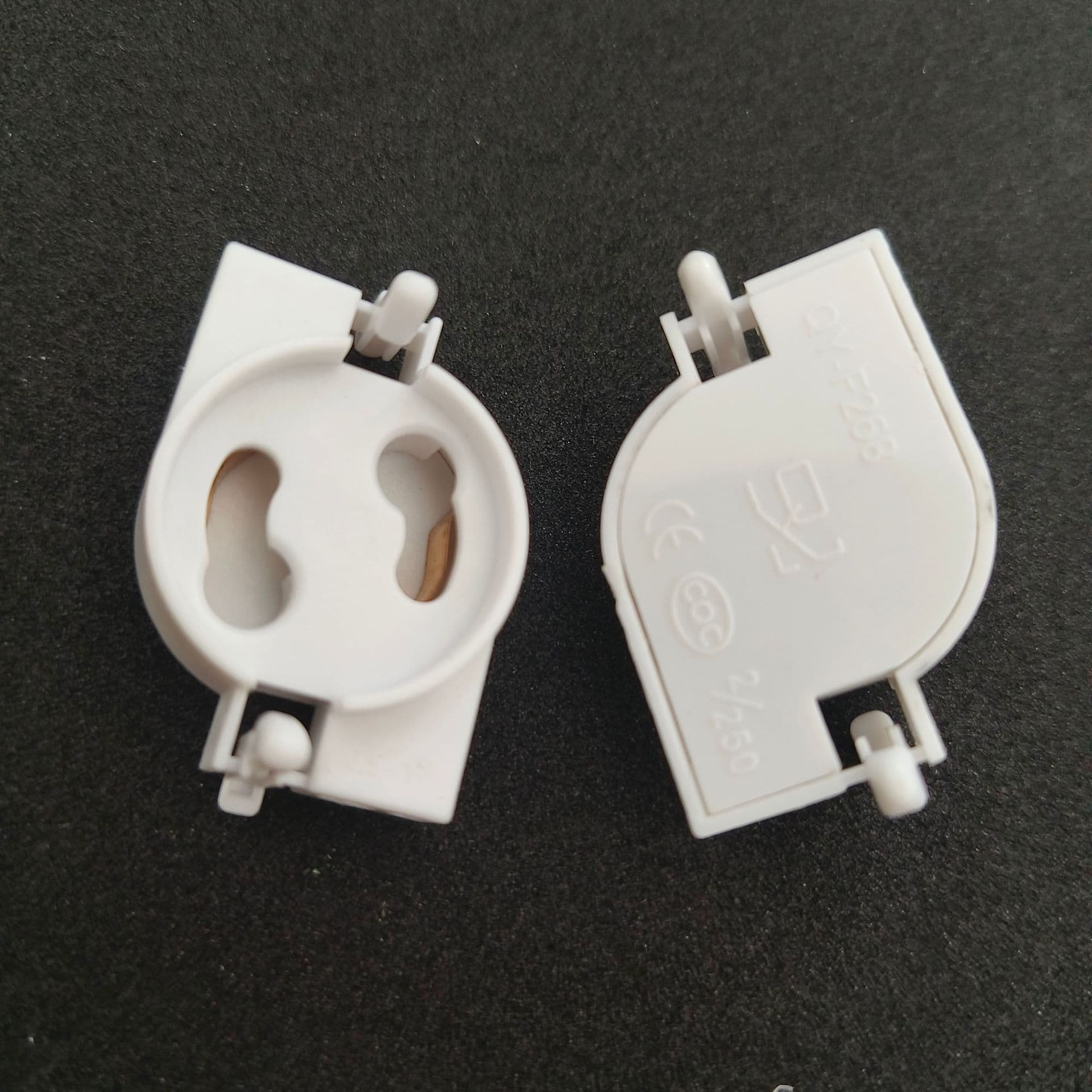 LED T8 Starter Lamp Holder, LED Tube Starter Socket, Fluorescent Starter Base