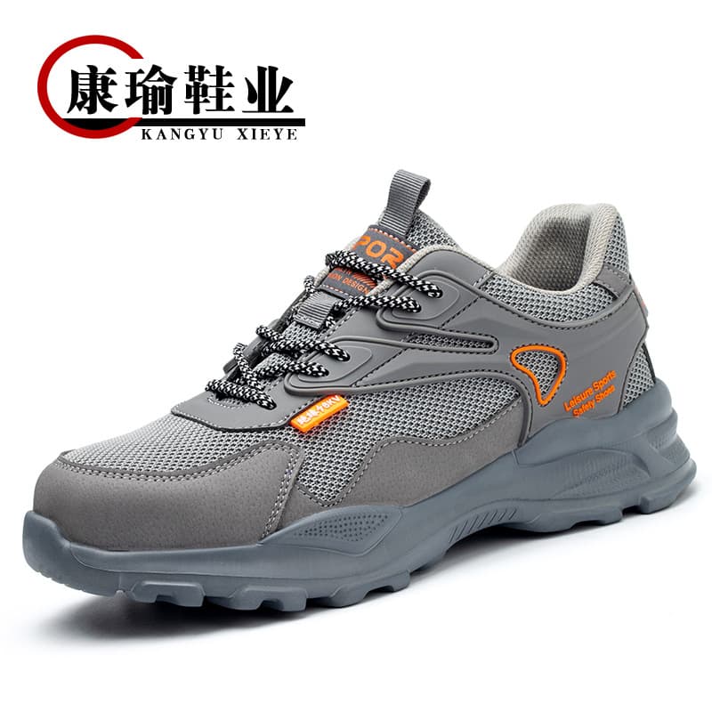 Cross-Border Wholesale Metal-Free Labor Safety Shoes Men's Plastic Steel Toe Anti-Impact Anti-Puncture Insulated 6KV Lightweight Slip-Resistant Work Shoes