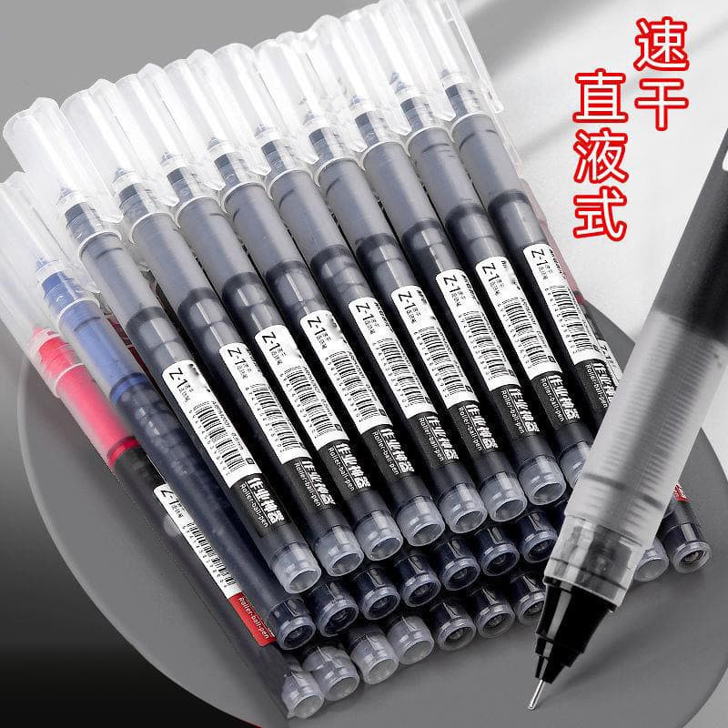 2001 Direct Liquid Gel Pen Student K35 Large Capacity Quick-Drying Exam Water-Based Black Neutral Pen