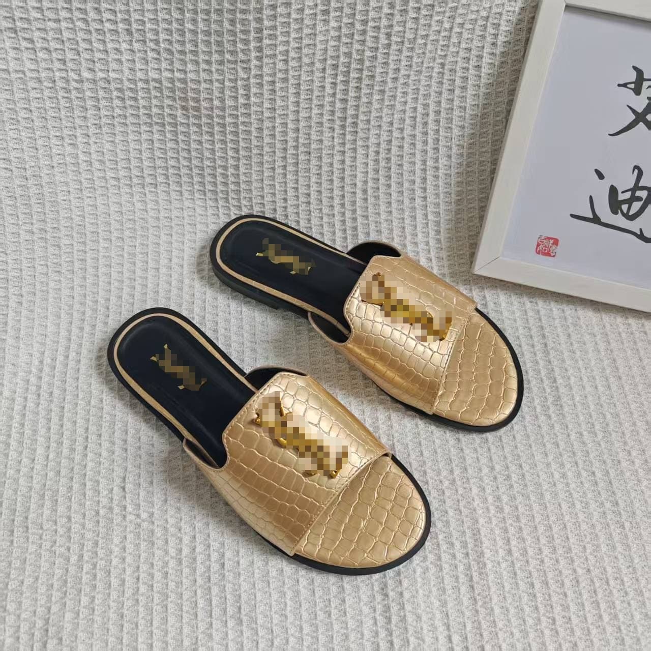 Aidi Shoes International Hot Selling YS Flat Sandals Slide Sandals Women's Summer Casual Slippers Wholesale Stock