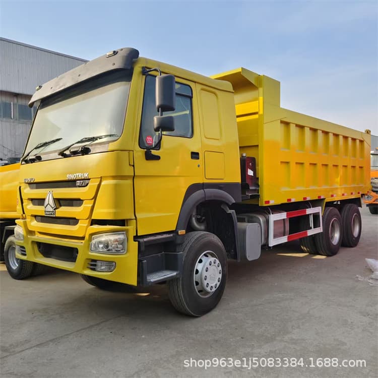 Cross-border Export Africa Used 10-Wheel Dump Truck, HOWO Earthmoving Dump Truck HOWO Tipper