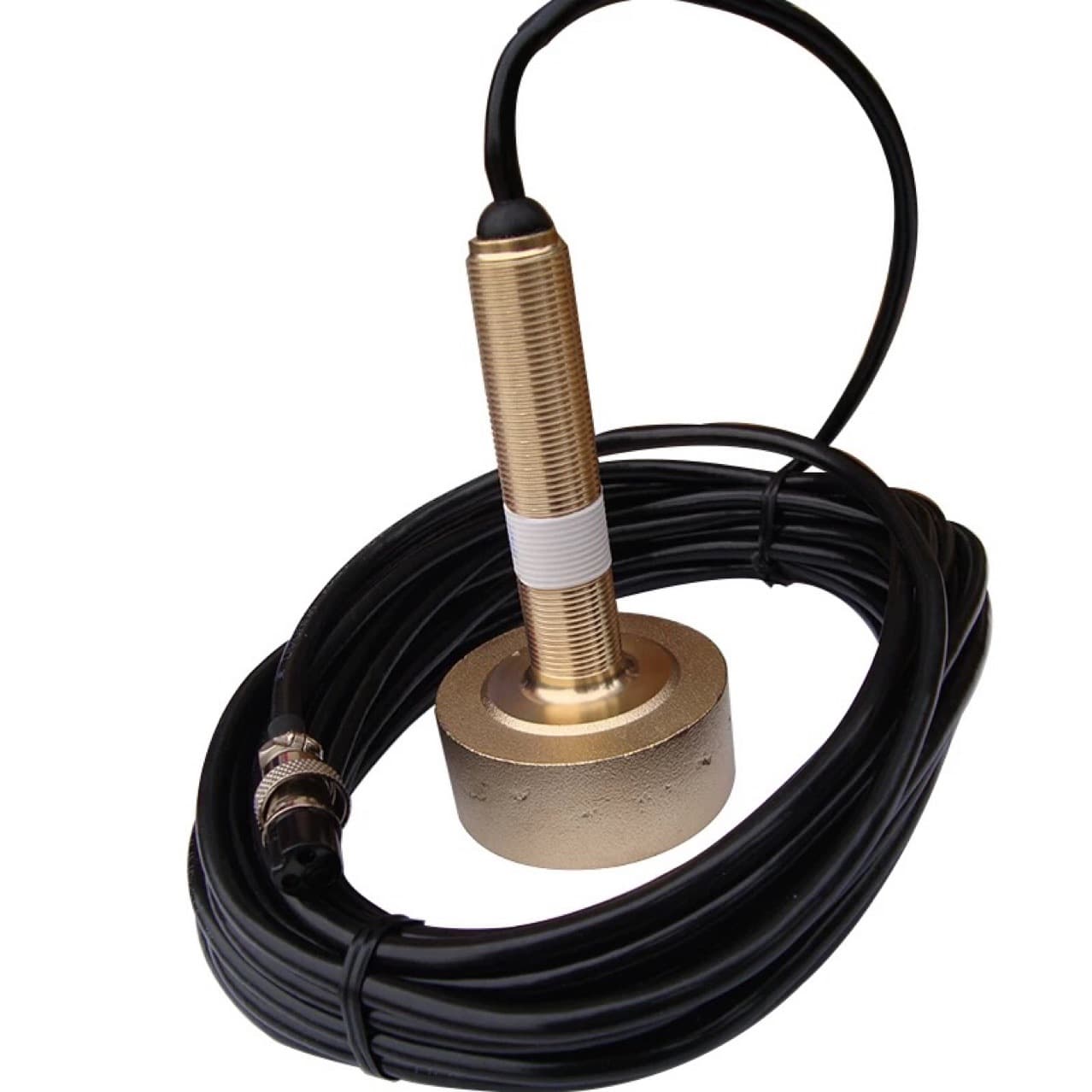 Marine three-hole transducer depth sounder fish finder fish detector instrument probe fish detector color detector probe