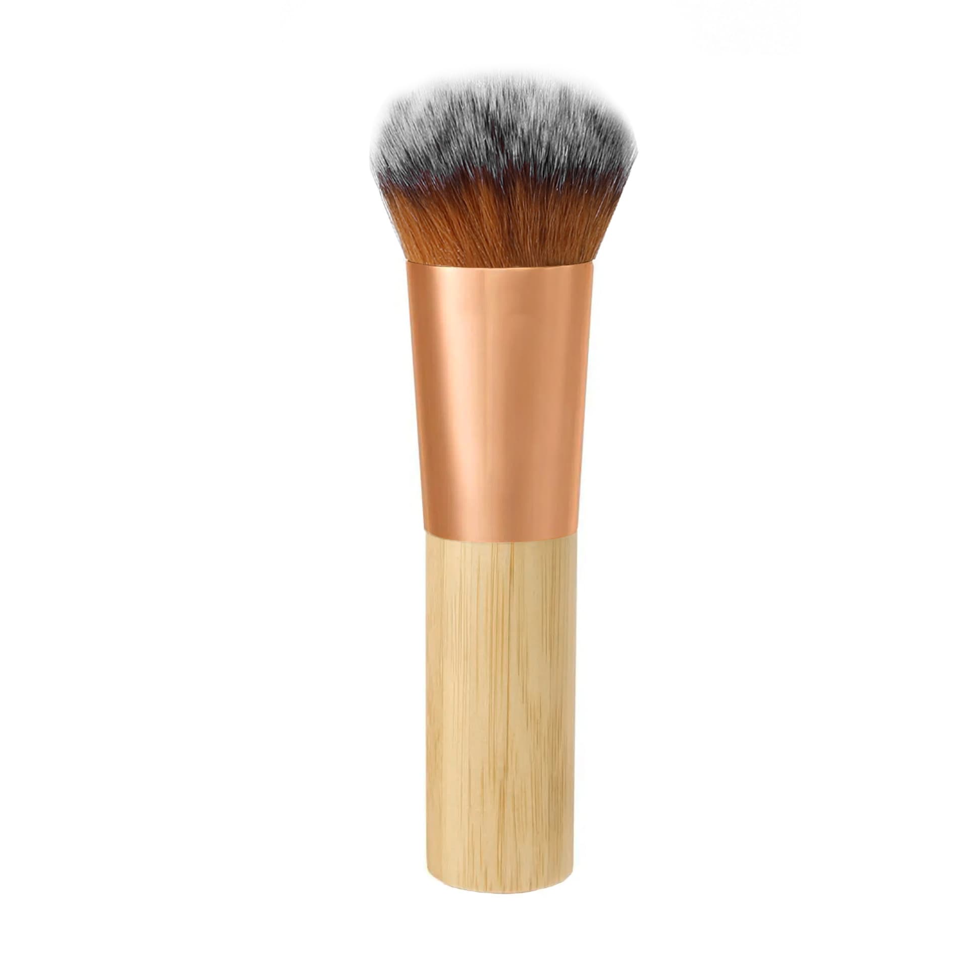Cross-border bamboo handle makeup brush large single soft bristle powder brush concealer brush blush factory wholesale