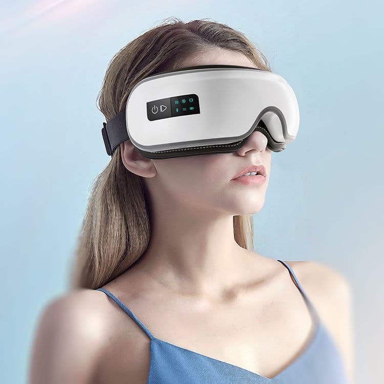 Wholesale Home Use Charging Eye Massager with Hot Compress, Music, and Moisturizing