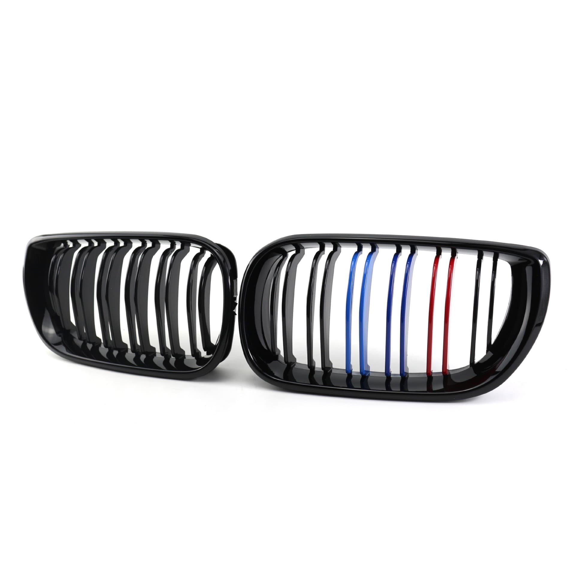 For BMW 3 Series E46 2002 2003 2004 Car Parts Front Grille Facelift Dual Line Tricolor Front