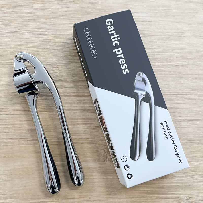 Large Size Manual Garlic Smasher, Household Kitchen Use, Garlic Masher Tool, Zinc Alloy Hand Operated Garlic Paste Maker