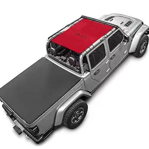 Jeep Wrangler Gladiator Sunshade 2018-2023 Full Coverage Sun Shade JT 4-Door