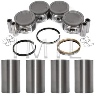 Engine Four-Piece Set (Piston, Piston Ring, Piston Pin, Cylinder Liner) for Toyota Hilux Prado 3RZ Engine