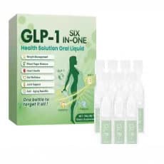 Cross-border unlabeled GLP-1 body shaping drops, firming and slimming oral solution for arms, thighs, and abdomen.
