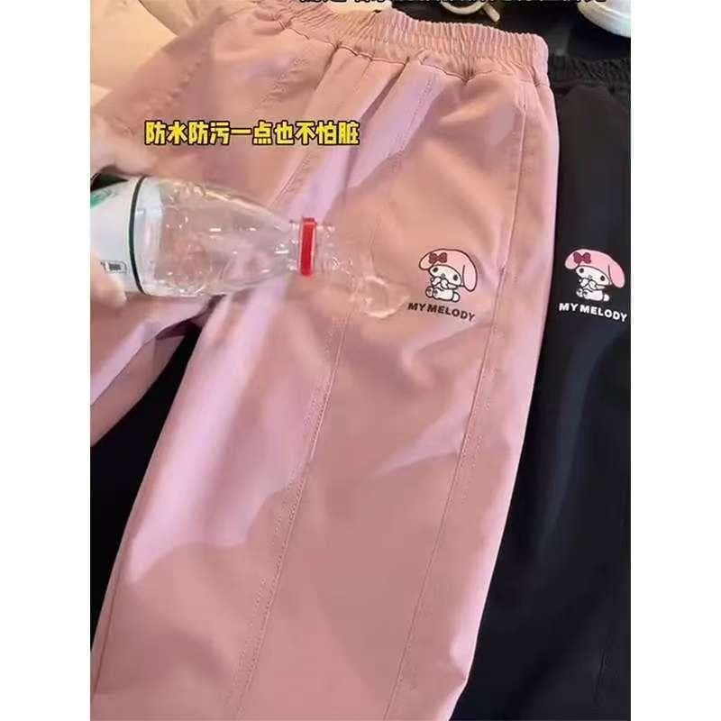 Girls' windproof and waterproof ski pants, 2025 winter children's fleece-lined and thickened long pants for medium and large children, outdoor pants.