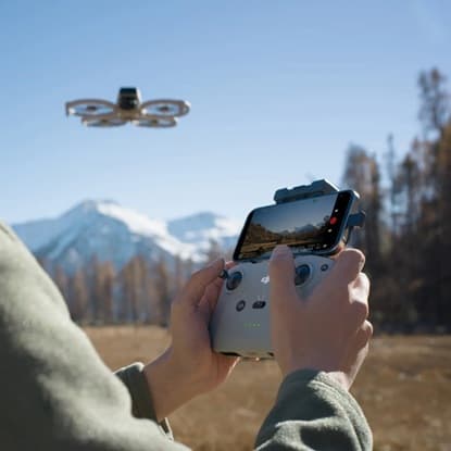 DJI Flip HD Palm-Sized Mini Smart Aerial Drone for Outdoor Use