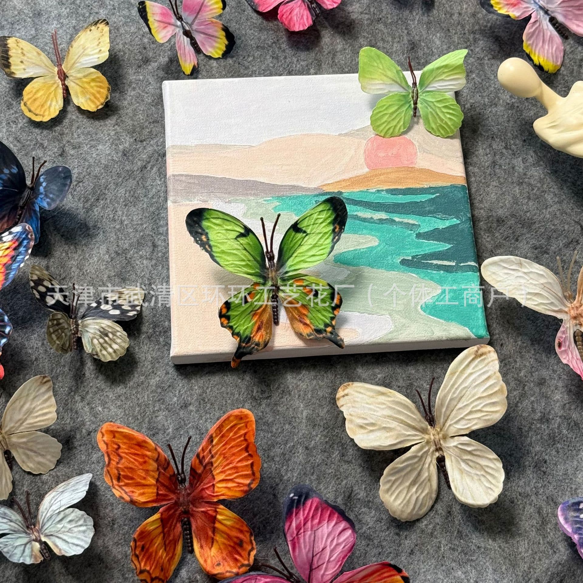 Large and Small Butterfly Simulation Phalaenopsis Orchid Single Wholesale Simulation Butterfly Wall DIY Decorative Atmosphere 3D Butterfly