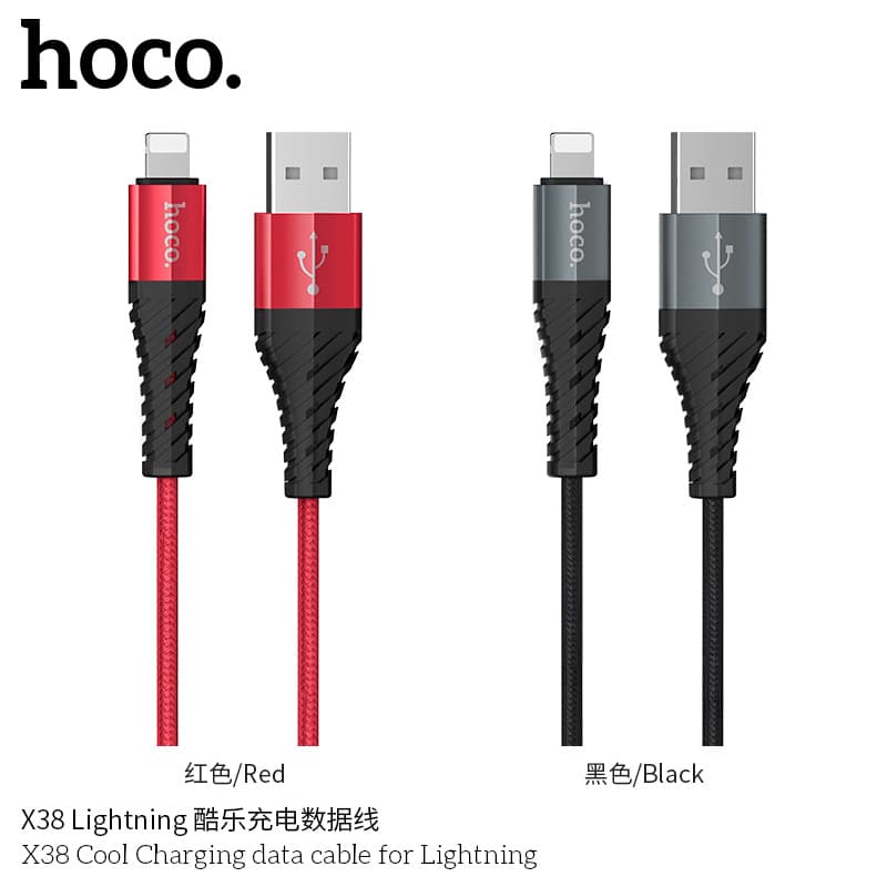 HOCO X38 Cool Charging Cable for Apple Android Type-C