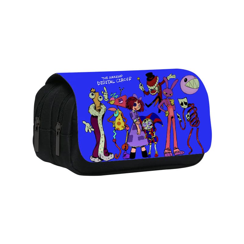 Cross-border THE AMAZING DIGITAL CIRCUS amaze DIGITAL CIRCUS pencil case double-layer flip pen case