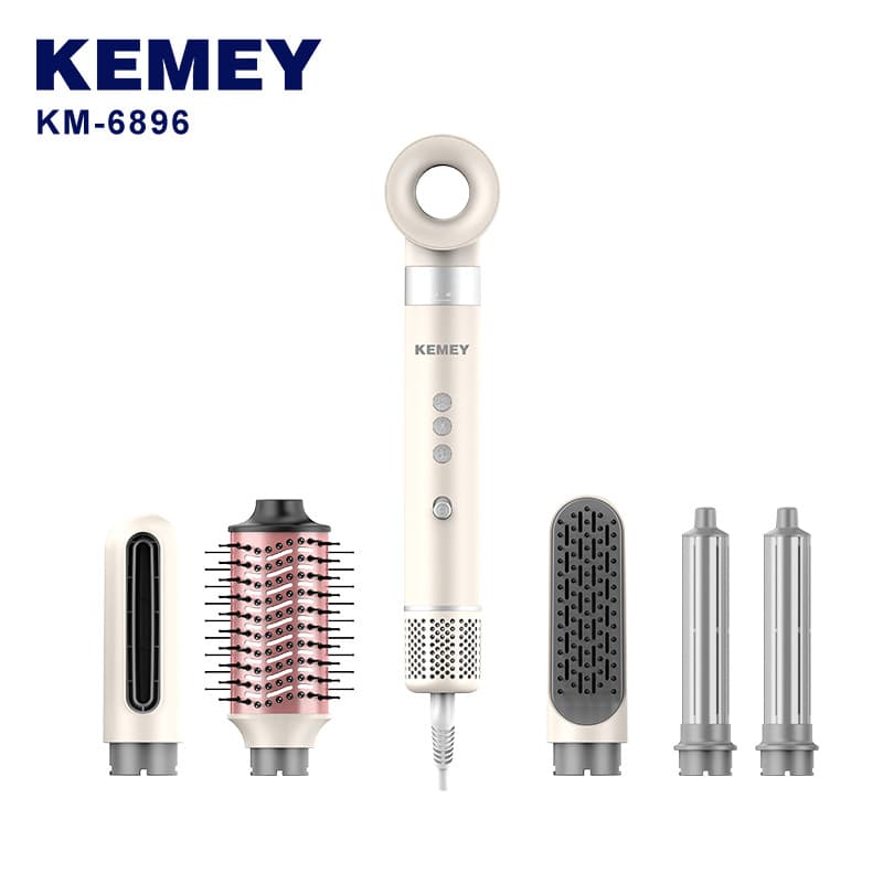 KEMEI New Cross-border Multifunctional Hair Dryer High Speed High Power Non-damaging Blow Dryer