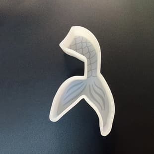 Fish Tail Silicone Mold Mermaid Tail Cake Mold Epoxy Resin Mold