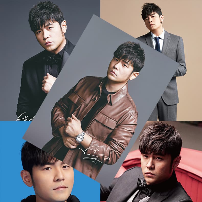 Jay Chou Poster Set of 8 HD Art Paper Celebrity Merchandise Signed Photos Dorm Wall Sticker Decor