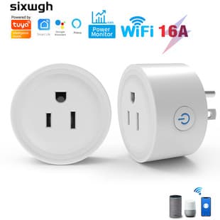 Smart Plug WiFi Energy Monitoring US Standard Plug Tuya Zigbee Smart Voice Control Phone Timer Socket