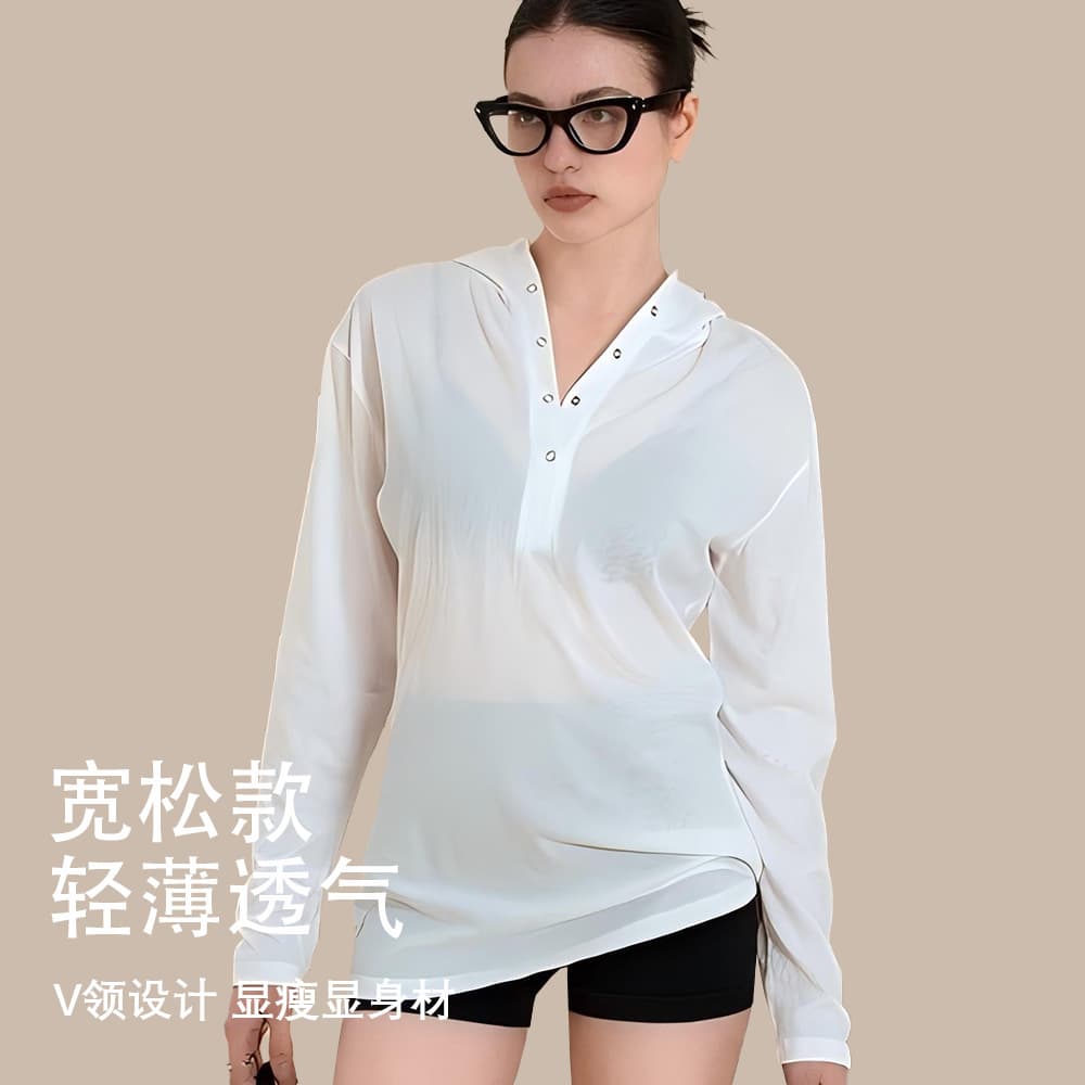 Cotton Linen Long Sleeve Hoodie Lightweight Breathable Comfortable Base Shirt Women Lazy Loose Versatile Women's Fashion T-shirt
