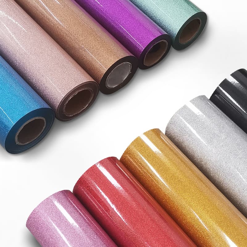Glitter Lettering Film Glitter Flash Heat Transfer Film Iron-on Film Flash Film Glitter Hot Stamping Film