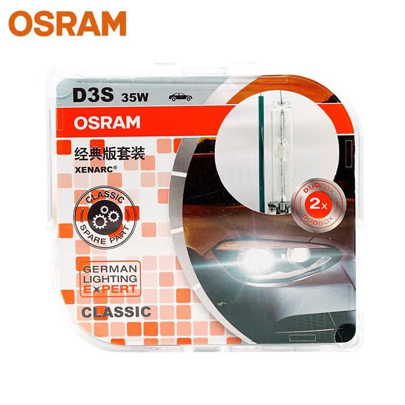 Osram German Xenon Bulb Set D1S D2S D3S D4S Bi-Xenon D8S High/Low Beam Headlight Bulbs
