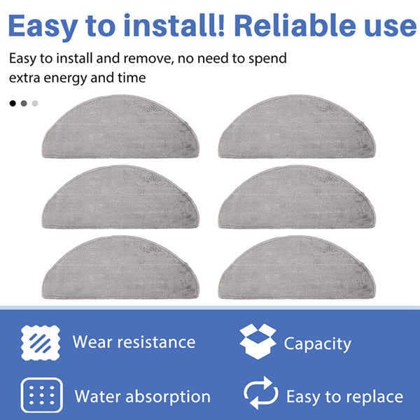1 Set Color: As shown Material: Plastic Compatible with Mi Robot Vacuum 3C Enhanced Edition E10 B112/E