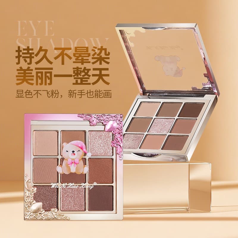 Directly sold by the manufacturer, Winnie the Pooh Blossoms and Butterflies Love Color 9-Color Eyeshadow Palette. Winnie the Pooh Nine-Color Eyeshadow Palette