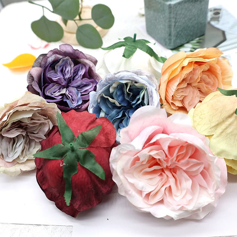 Bella Rose Artificial Flowers for Living Room Decoration Hotel Design Floral Arrangement Silk Flower Wholesale