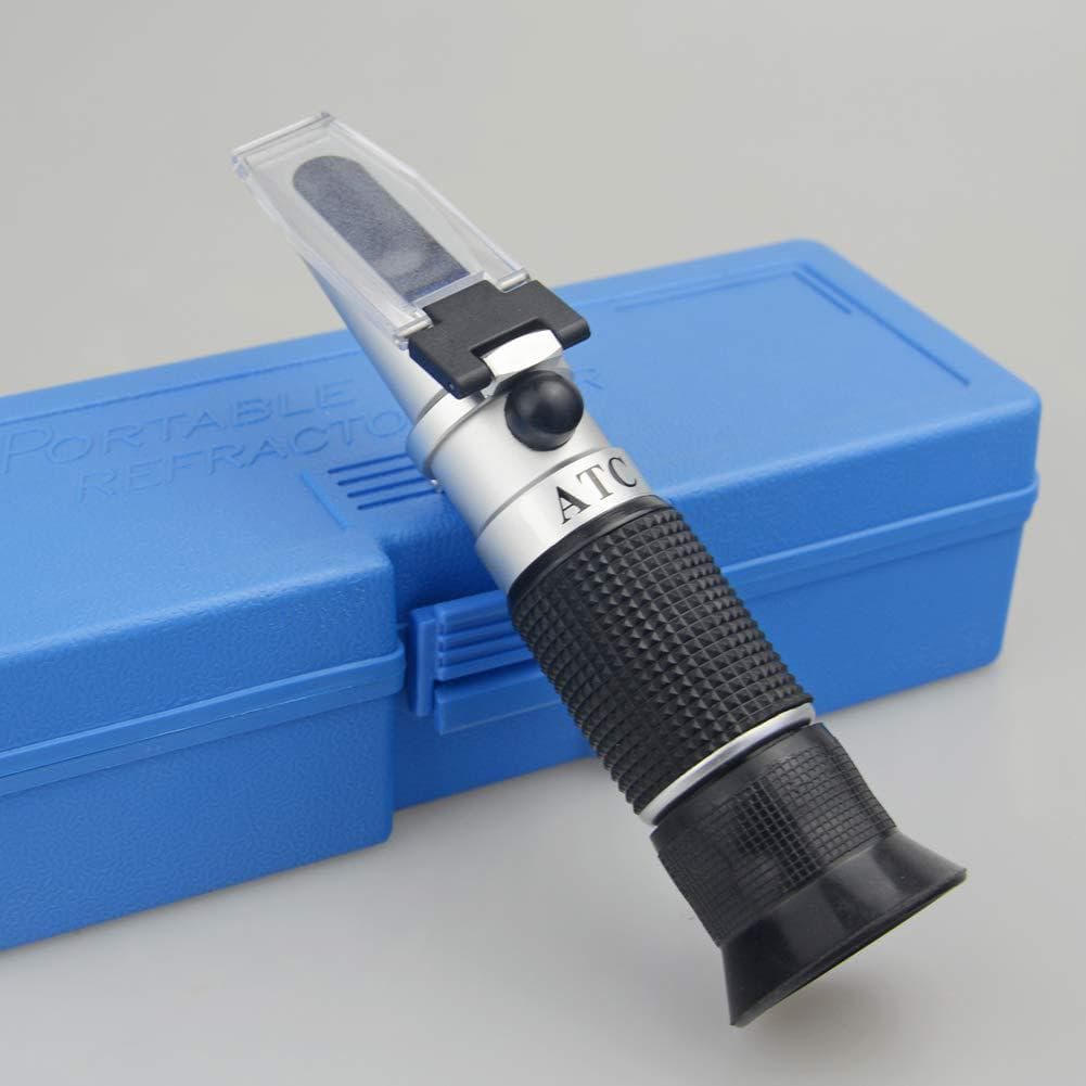 Honey Refractometer 58-90% 3-in-1, 58-92% Brix Range, Honey Moisture Tester with ATC