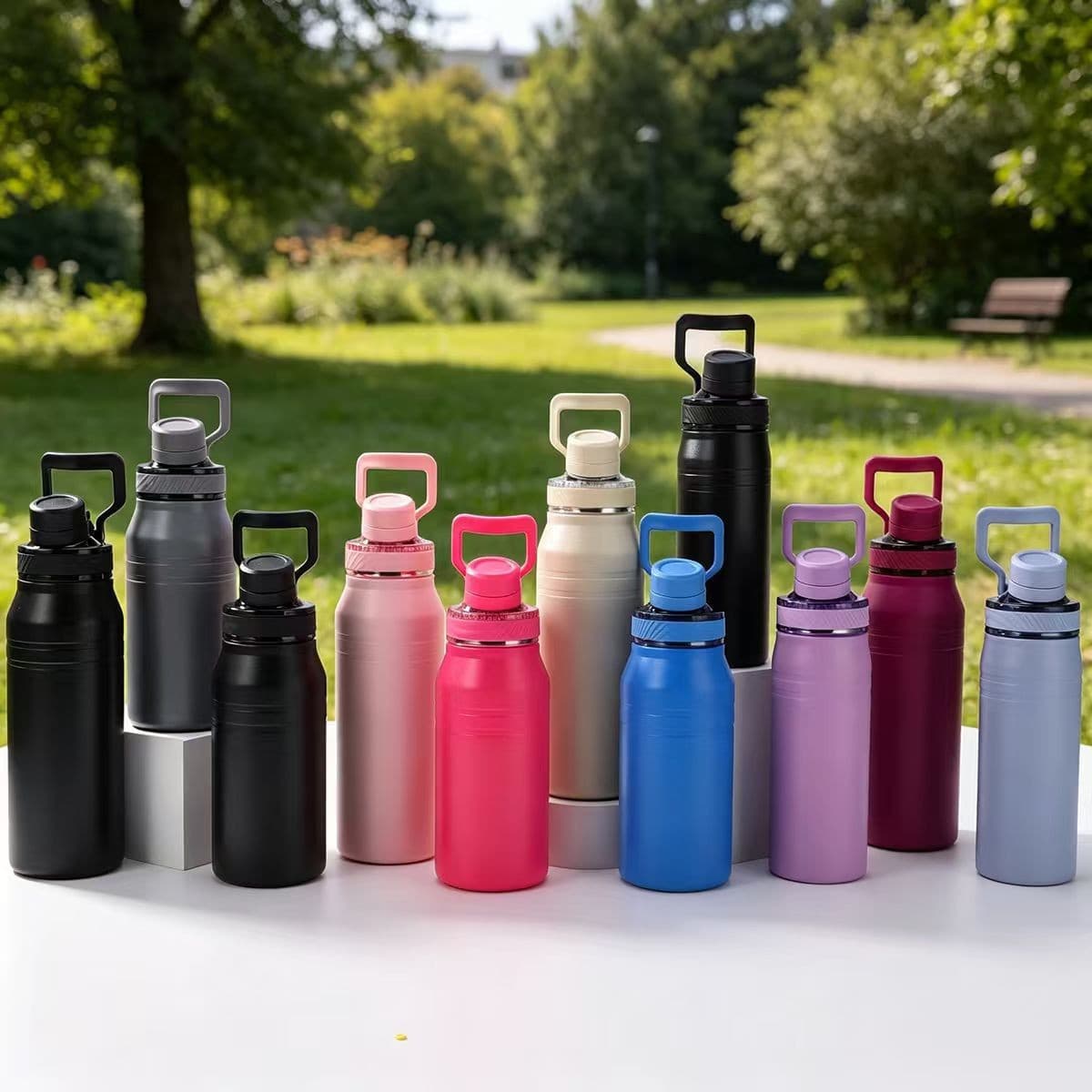 Cross-border Space Bottle Large Capacity 304 Stainless Steel Sports Water Bottle Insulated Thermos Outdoor Portable Cup